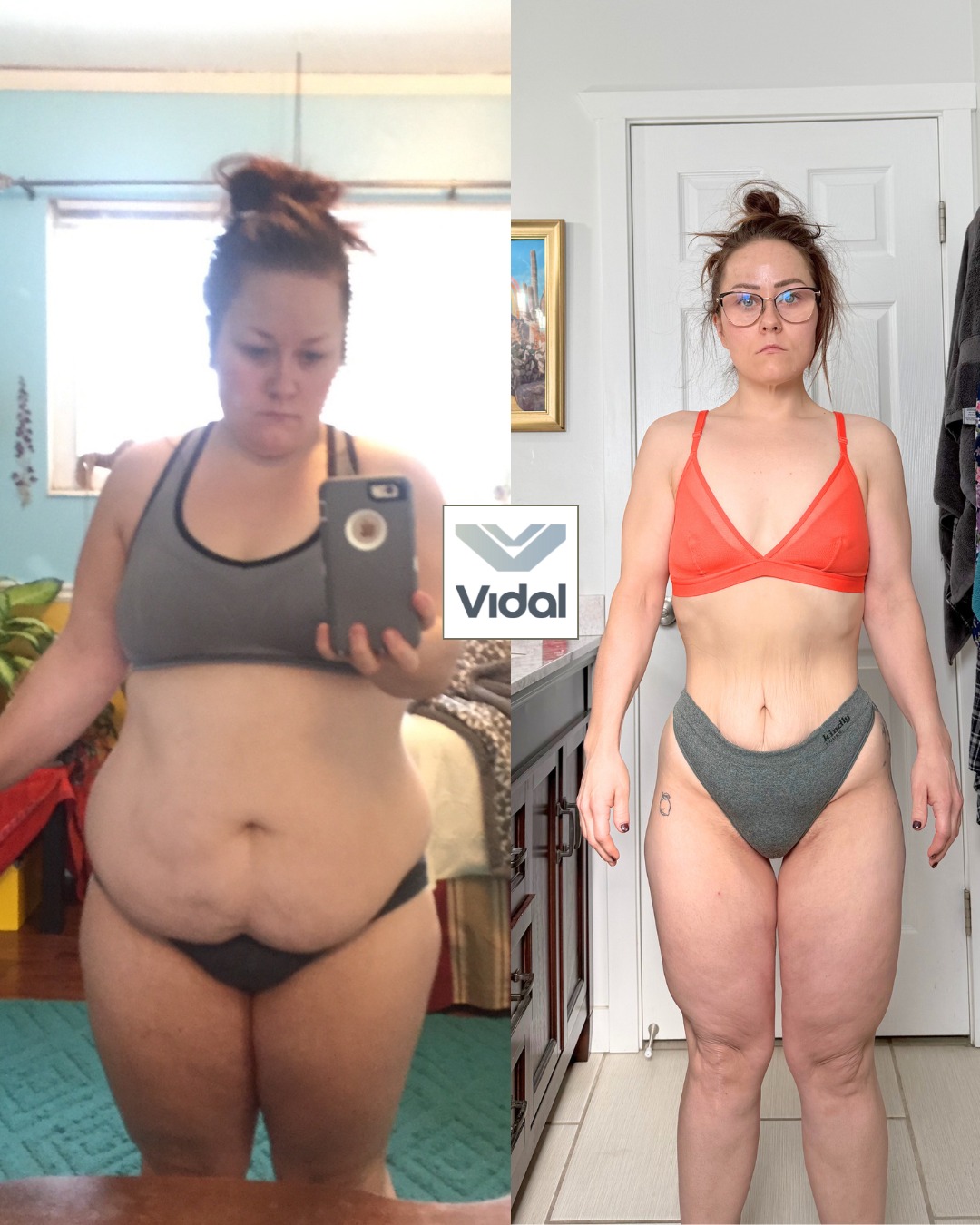 Kelsey: original before and after coaching photos