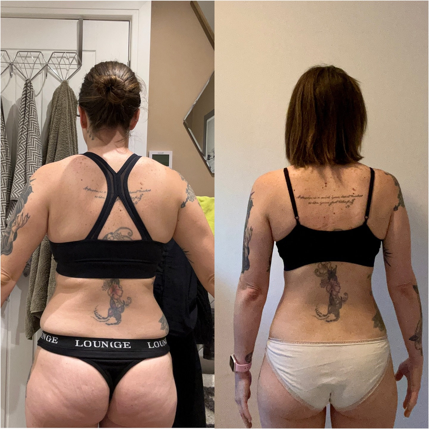 Nicola: original before and after coaching photos